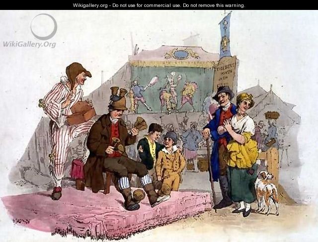 Country Fair, from Costume of Great Britain, published by William Miller, 1805 - William Henry Pyne