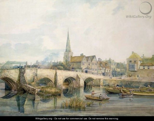 Bedford Bridge, Bedford - William Henry Pyne