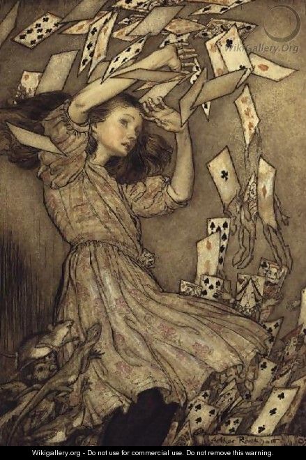 Illustration from Alices Adventures in Wonderland by Lewis Carroll 1832-98 1907 - Arthur Rackham