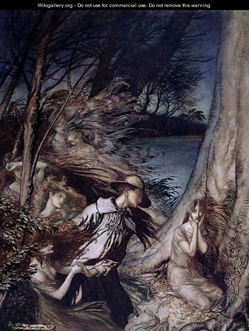 Fairy Illustration, 1912 - Arthur Rackham