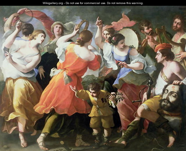 The Triumph of David, 1673 - Michele Ragoglia