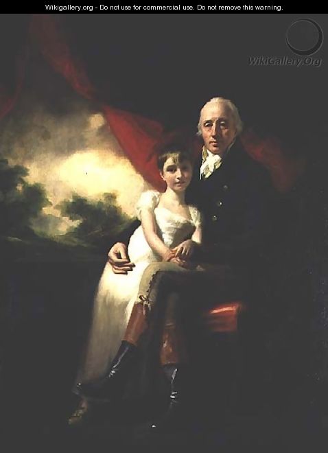 John Stirling of Kippendavie 1742-1816 and his daughter, Jane 1804-59 - Sir Henry Raeburn