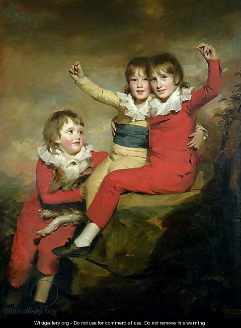 The Macdonald Children Ranald 1788-1873, Robert d.1863 and Donald d.1837 - Sir Henry Raeburn
