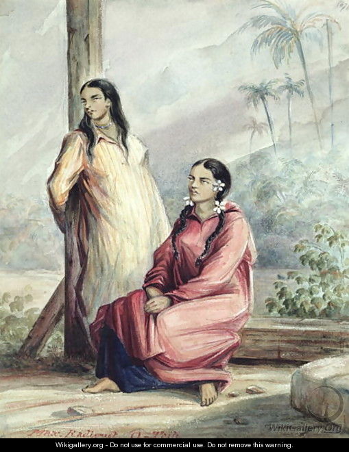 Two Tahitian Women, c.1841-48 - Maximilie Radiguet