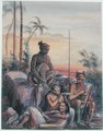 Inhabitants of the Marquesas Islands, c.1841-48 - Maximilie Radiguet