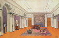 Salon for an Ambassador, project for the Exposition des Arts Decoratifs in 1925, designed by the artist - Henri Rapin