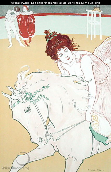 Circus Rider, from LEstampe Moderne, published Paris 1897-99 - Richard Ranft