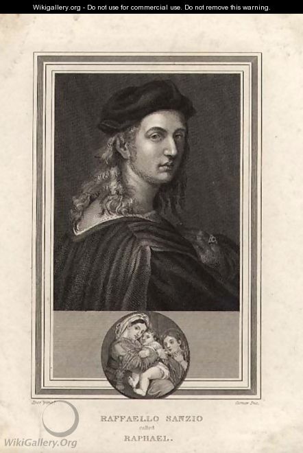 Raffaello Sanzio, called Raphael, engraved by Corner - (after) Raphael (Raffaello Sanzio of Urbino)