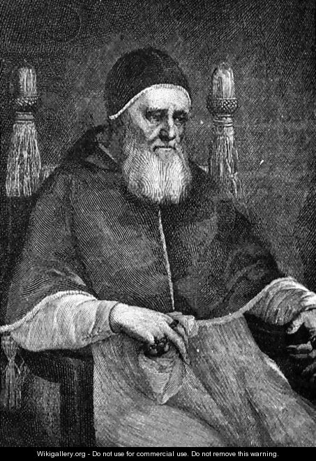 Pope Julius II 1443-1513 - (after) Raphael (Raffaello Sanzio of Urbino)