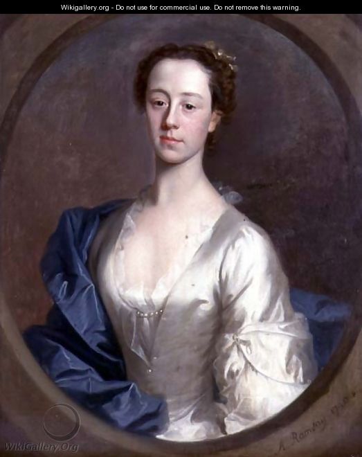 Portrait of Catherine Gale 1716-52, 1740 - Allan Ramsay