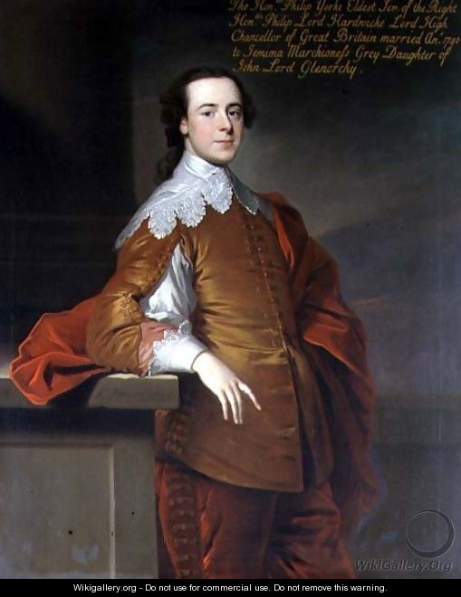 Portrait of the Honourable Philip Yorke 1720-90 1741 - Allan Ramsay
