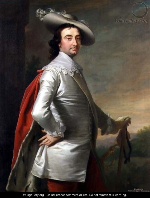 Portrait of Charles, 3rd Viscount Townshend - Allan Ramsay