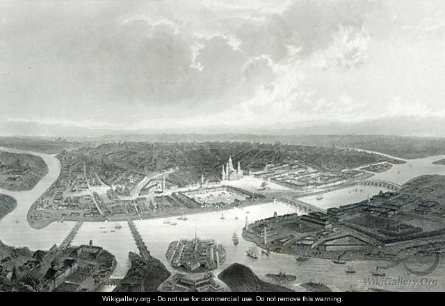 St.Petersburg, engraved by S.Bradshaw, c.1860 - (after) Ramage, J