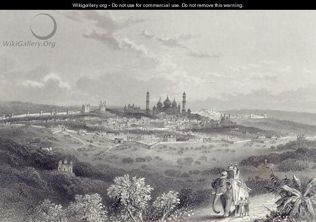 Delhi, engraved by Edward Paxman Brandard 1819-98 c.1860 - (after) Ramage, J