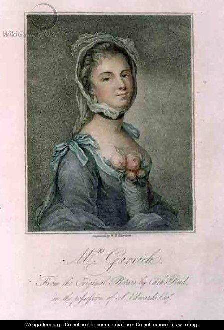 Mrs Garrick, engraved by W.P. Sherlock, 1802 - Catherine Read