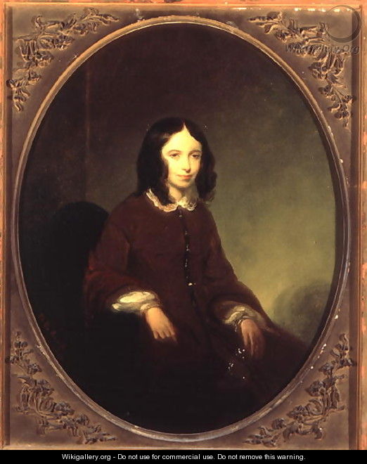 Mrs Robert Browning Elizabeth Barrett 1806-61 1853 - Thomas Buchanan Read