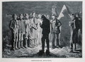 Confederate Roll-call, engraved by Ernst Heinemann 1848-1912, illustration from Battles and Leaders of the Civil War, edited by Robert Underwood Johnson and Clarence Clough Buel - (after) Redwood, Allen Carter