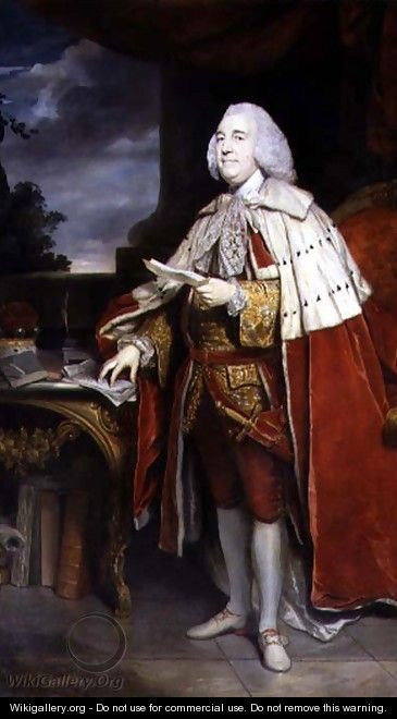 Portrait of Robert Marsham, second Baron Romney and second President of the Society, 1770 - Sir Joshua Reynolds