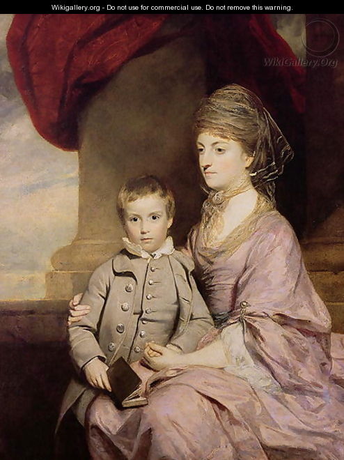 Elizabeth Herbert, Countess of Pembroke 1737-1831 and her son George, Lord Herbert 1759-1827 1764-67 - Sir Joshua Reynolds