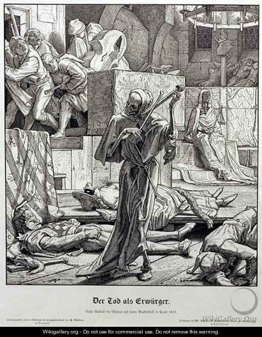 Death as Assassin, 1851 - Alfred Rethel