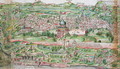 Map of the City of Jerusalem, from Peregrinatio in Terram Sanctam by Bernhard von Breydenbach 1440-97, 1486 3 - Erhard Reuwich