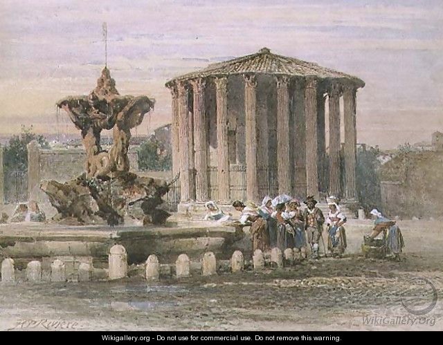 Fountain in Rome - Henry Parsons Riviere