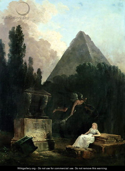 Spirit of the Tomb - Hubert Robert