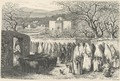 Marabout and Procession: Tlemcen, engraved by Henri Theophile Hildibrand 1824-97 - Edouard Riou