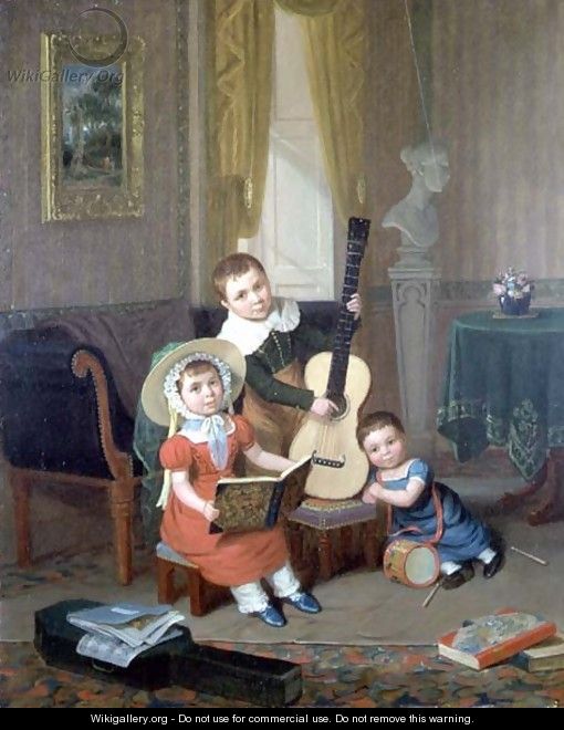 The Trio, 1829 - Edward Villiers Rippingille