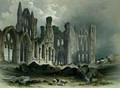 Whitby Abbey from the North-East, from The Monastic Ruins of Yorkshire, engraved by George Hawkins 1819-52, 1843 - William Richardson