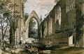 Bolton Abbey, interior of the Choir, from The Monastic Ruins of Yorkshire, engraved by George Hawkins 1819-52, 1842 - William Richardson