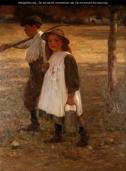 The Return of the Young Farmers, 1911 - Edward Ridley