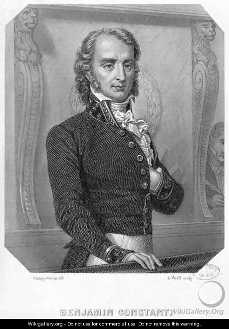 Henri Benjamin Constant de Rebecque 1767-1830 at the Tribune - (after) Philippoteaux, Felix