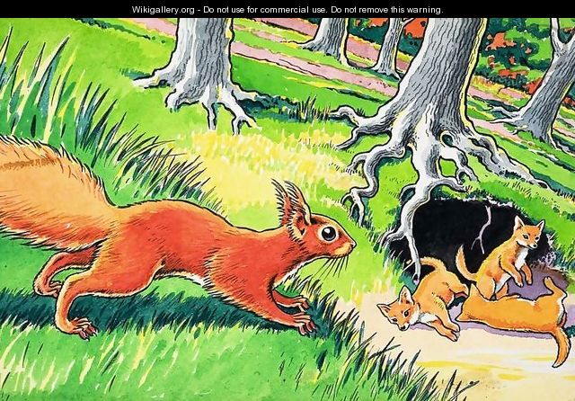 Little Red Squirrel 17 - Harry M. Pettit