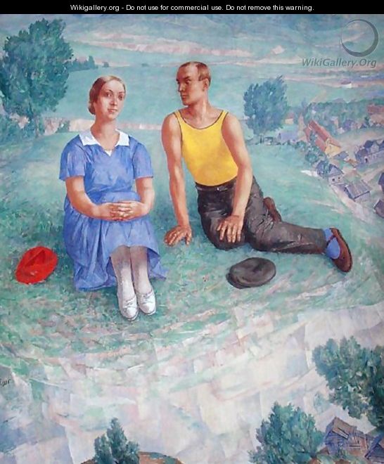 Spring, 1935 - Kuzma Sergeevich Petrov-Vodkin