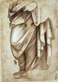 Study of a Standing Figure in Drapery - Cosimo Piero di