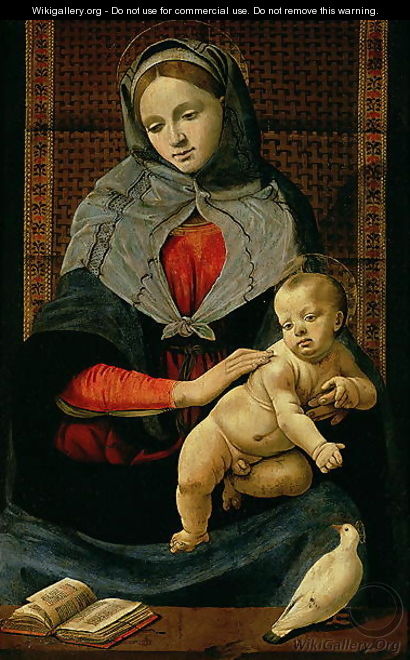 Madonna and Child with a Dove - Cosimo Piero di