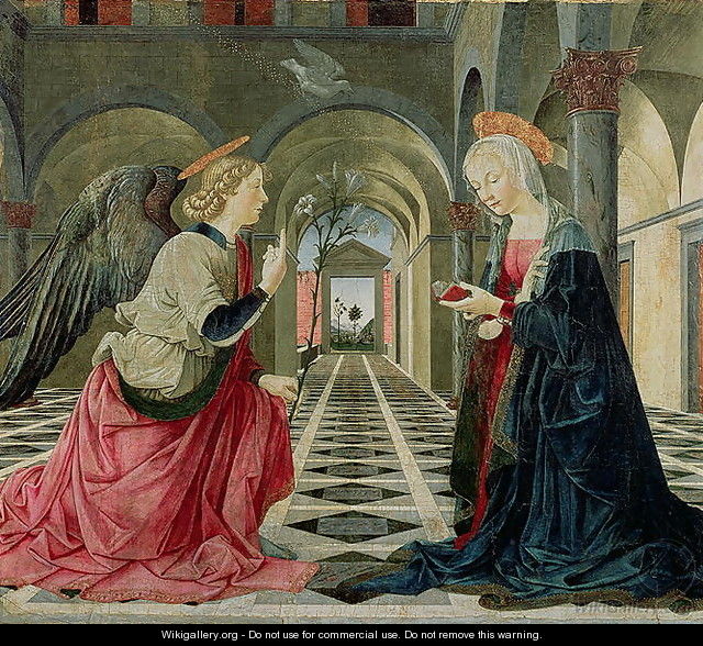 The Annunciation - Lauro de Manfredi da Amelia Piermatteo