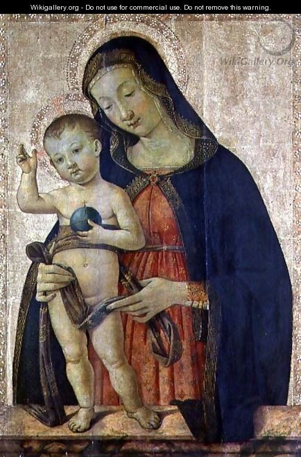 Virgin and Child - Lauro de Manfredi da Amelia Piermatteo