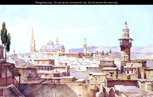 A View of Damascus - Charles Pierron