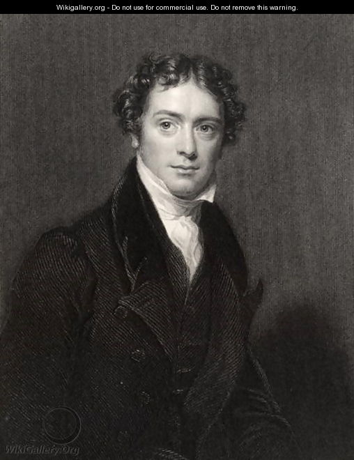 Michael Faraday, engraved by J. Cochran, from National Portrait Gallery, volume V, published c.1835 - (after) Pickersgill, Henry William