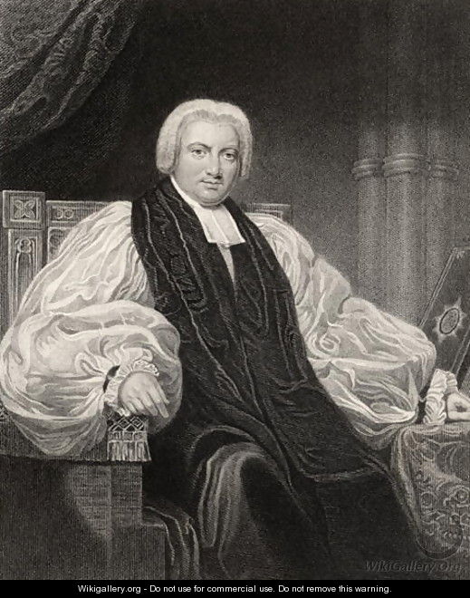 Bishop Henry Ryder, engraved by T. Woolnoth, from The National Portrait Gallery, volume I, published c.1820 - (after) Pickersgill, Henry William