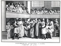 A Quaker Assembly in London, 1736 - (after) Picart, Bernard