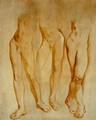 Three Studies of a Male Nude - Glyn Warren Philpot