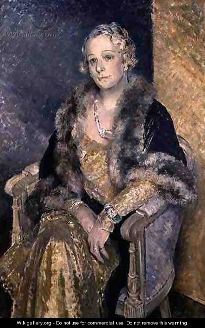 Portrait of Mrs Woolmer, c.1933-34 - Glyn Warren Philpot