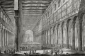 Interior of the Basilica of San Paulo Fuori le Mura, Rome, from 'Le Antichita Romane de G.B. Piranesi 1756, published in Paris, 1835 - Giovanni Battista Piranesi