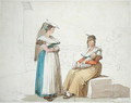 Peasants from Frascati, 1820 - Bartolomeo Pinelli