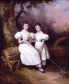 Portrait of Two Children, 1831 - Edouard Pingret