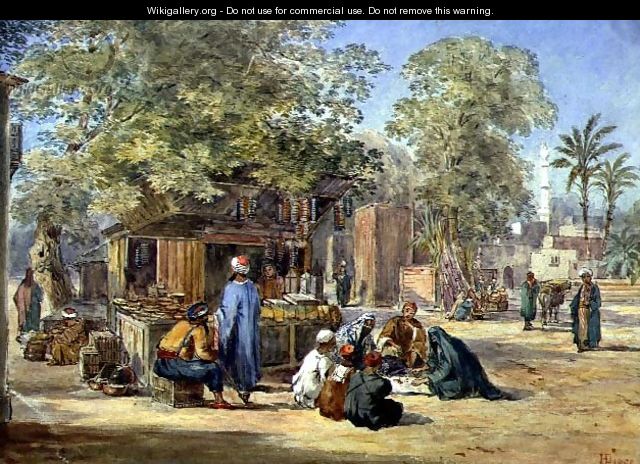 An Egyptian Village, 1869 - Henry Pilleau