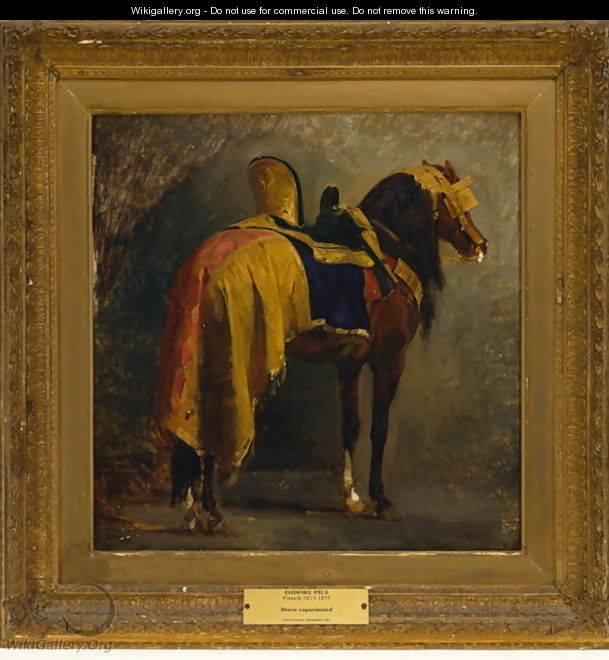 Horse Caparisoned, c.1860 - Isidore Alexandre Augustin Pils
